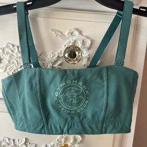 Gymshark Teal Lifting Club Sports Bra— Good Condition